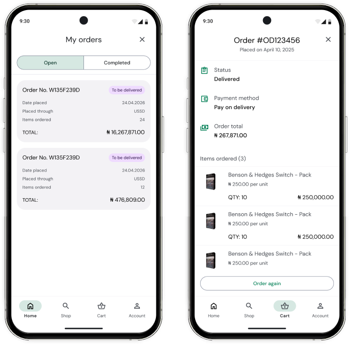 3. Order, track delivery, and grow your business